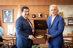 Esenler Belediye Başkanı Mehmet Tevfik Göksu'dan Başkan Yıldırım'a Ziyaret