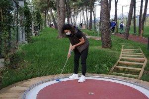 Ümraniye'de Mini Golf Turnuvası