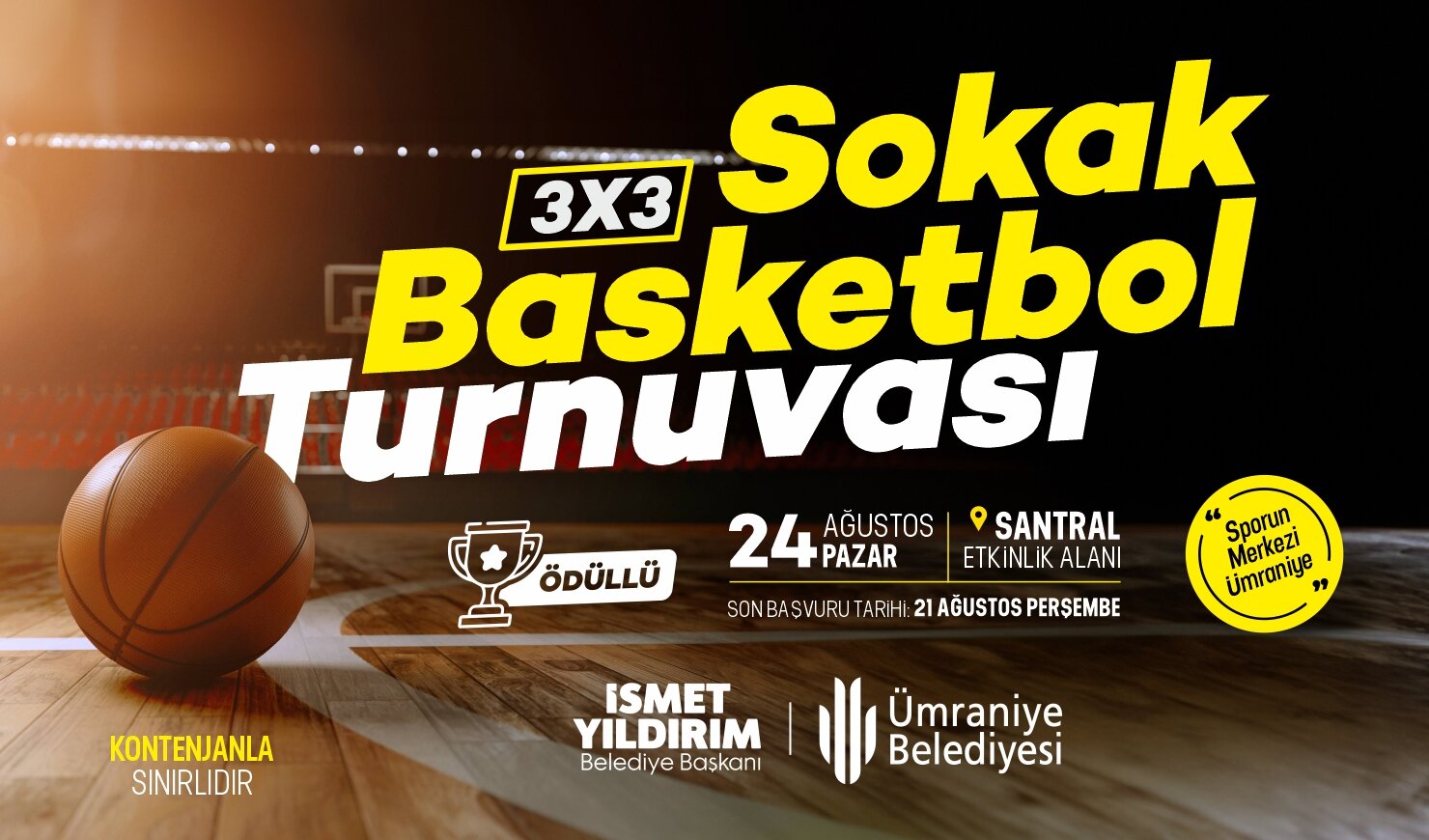 Sokak Basketbol Turnuvası banner